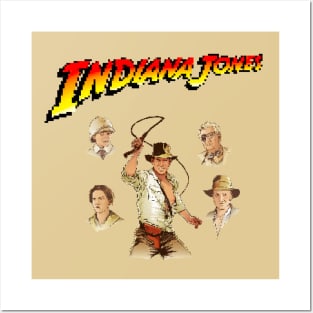 Indiana Jones - Pixelated Art Posters and Art